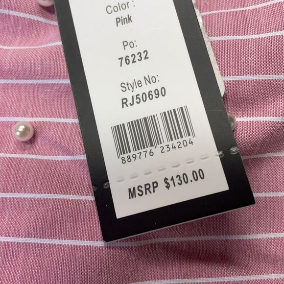 Romeo & Juliet Pink Pearl Off Shoulder Top - Picture 4 of 4